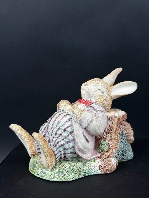 Villeroy & Boch Foxwood Tales figurine lapin Rue’s Dad Picnic 1994