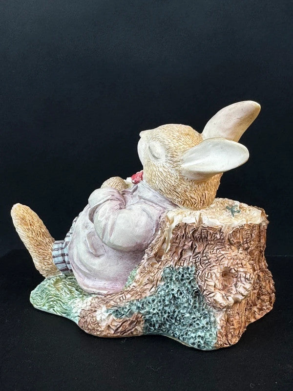 Villeroy & Boch Foxwood Tales figurine lapin Rue’s Dad Picnic 1994