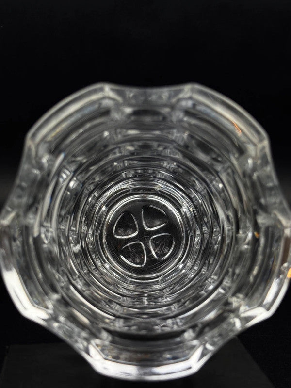 Vase en cristal George Durand pour Cristal d’Arques, design géométrique 24 cm