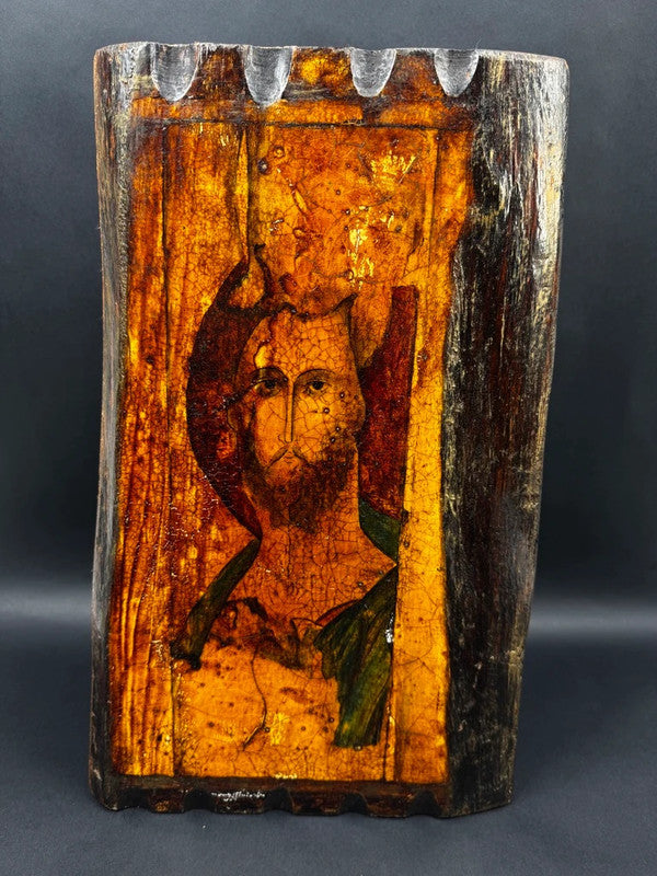 Icône du Christ Tout-Puissant (Pantocrator) d’après la tradition d’Andrei Rublev XIXe siècle