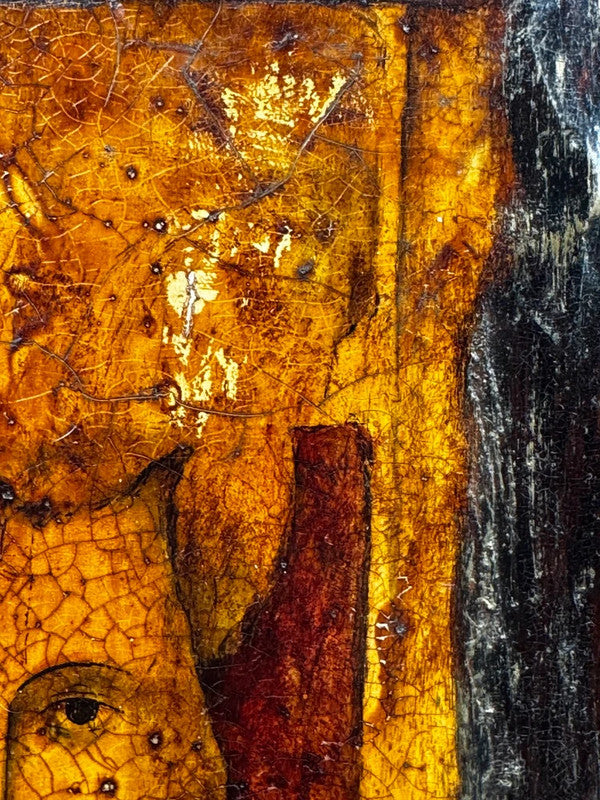 Icône du Christ Tout-Puissant (Pantocrator) d’après la tradition d’Andrei Rublev XIXe siècle