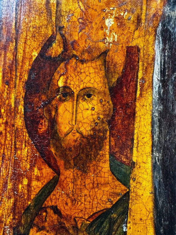 Icône du Christ Tout-Puissant (Pantocrator) d’après la tradition d’Andrei Rublev XIXe siècle