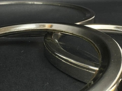 Lot de dessous de bouteille et dessous de plat vintage en chrome et verre