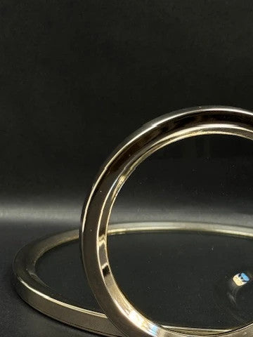 Lot de dessous de bouteille et dessous de plat vintage en chrome et verre