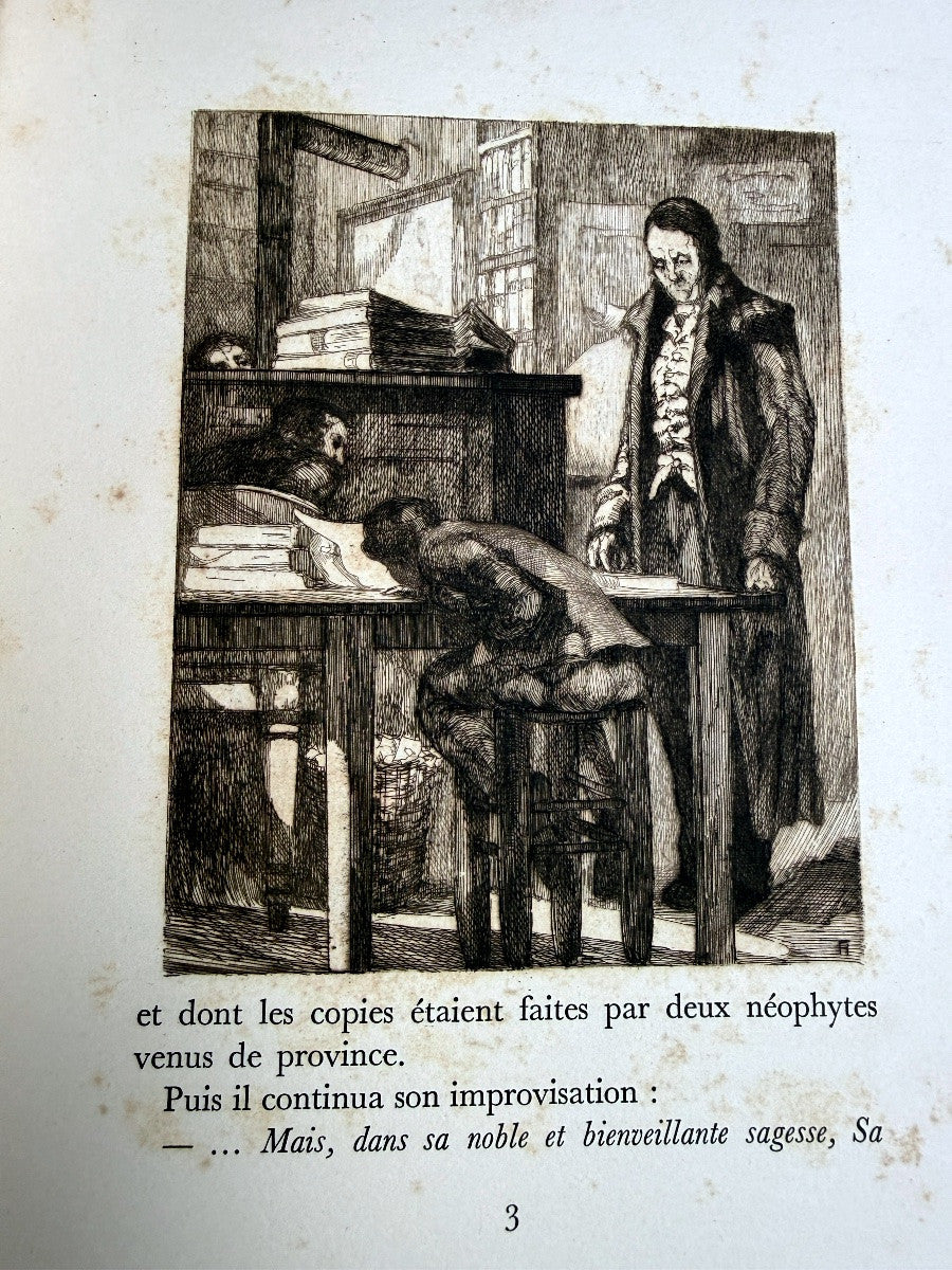 Balzac - Le Colonel Chabert, édition Briffaut 1929, illustré par Hertenberger