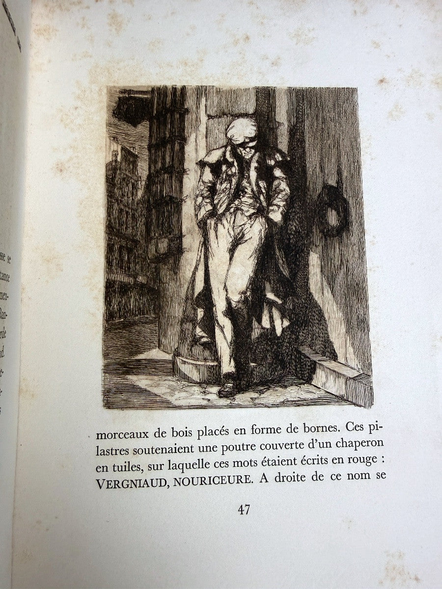 Balzac - Le Colonel Chabert, édition Briffaut 1929, illustré par Hertenberger