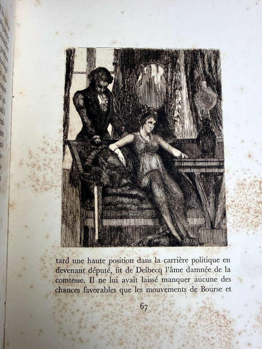 Balzac - Le Colonel Chabert, édition Briffaut 1929, illustré par Hertenberger