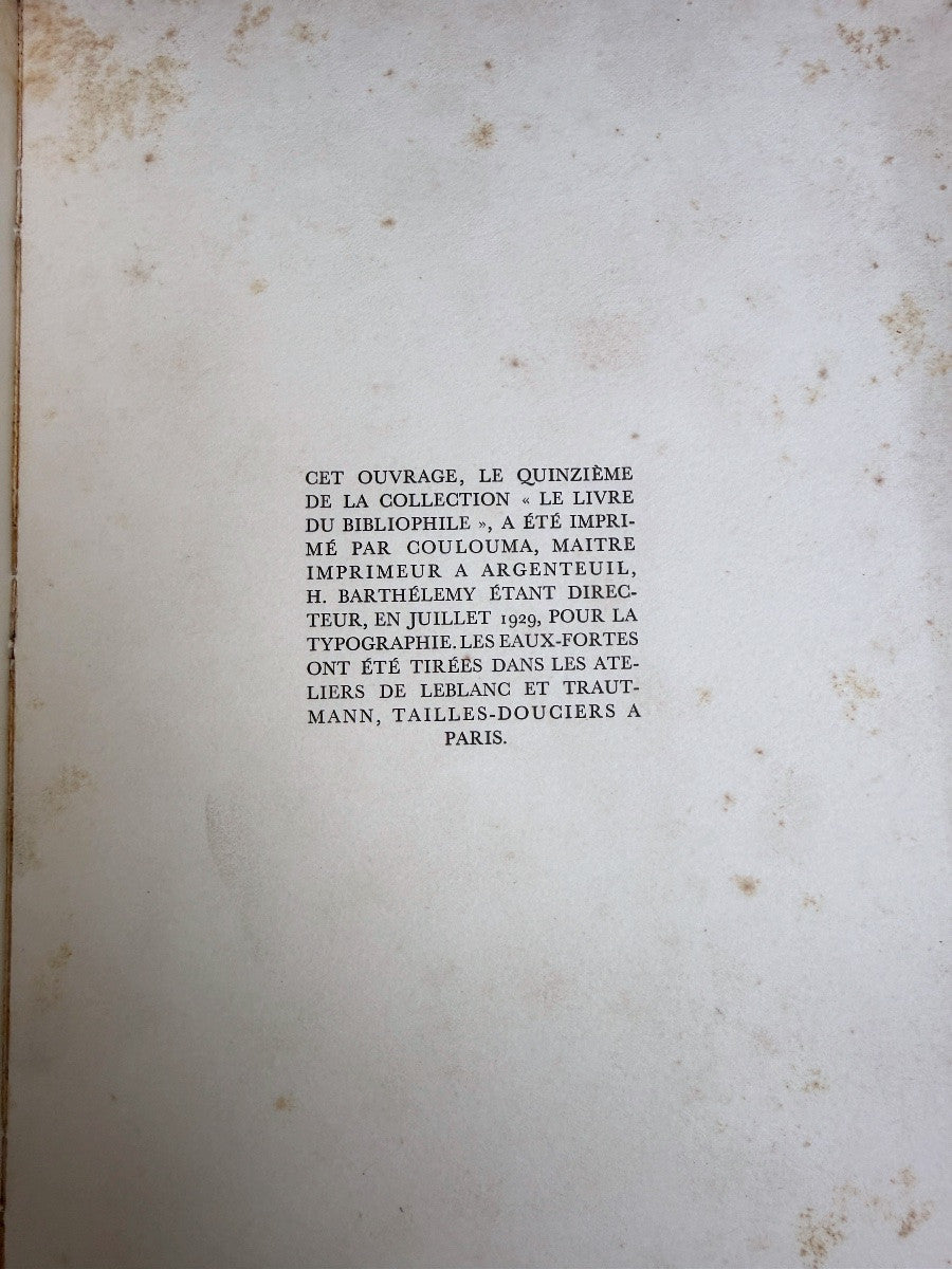 Balzac - Le Colonel Chabert, édition Briffaut 1929, illustré par Hertenberger