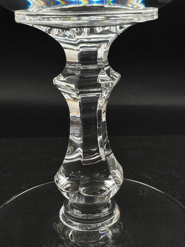 Verre à eau en cristal taillé Cristal de Sèvres, hauteur 15,5 cm