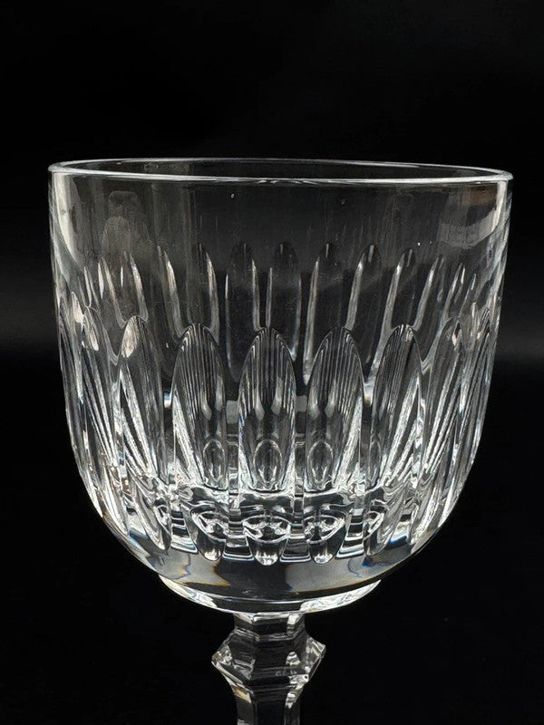 Verre à eau en cristal taillé Cristal de Sèvres, hauteur 15,5 cm