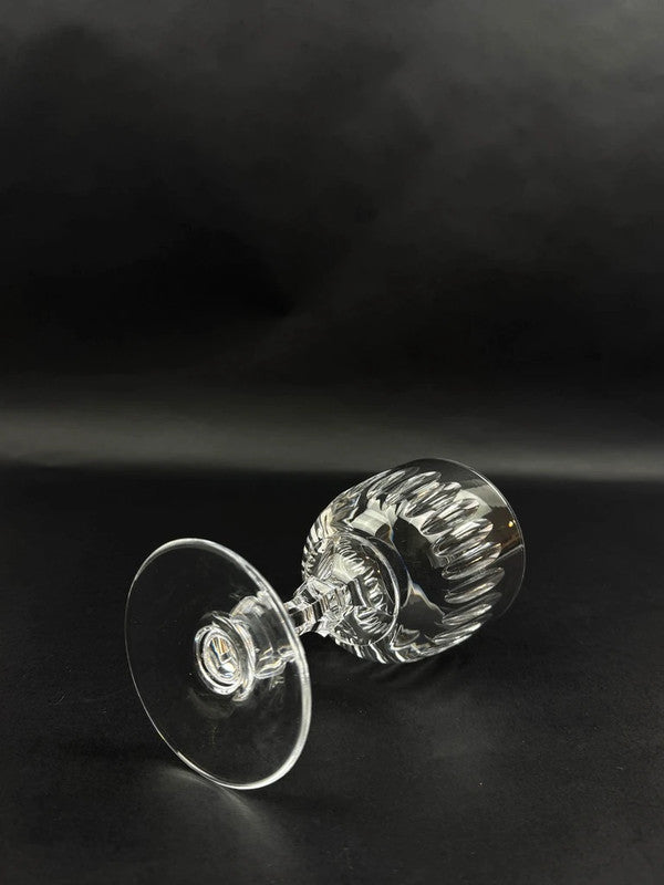 Verre à eau en cristal taillé Cristal de Sèvres, hauteur 15,5 cm