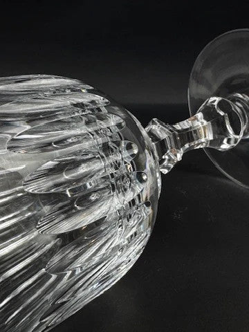 Verre à eau en cristal taillé Cristal de Sèvres, hauteur 15,5 cm