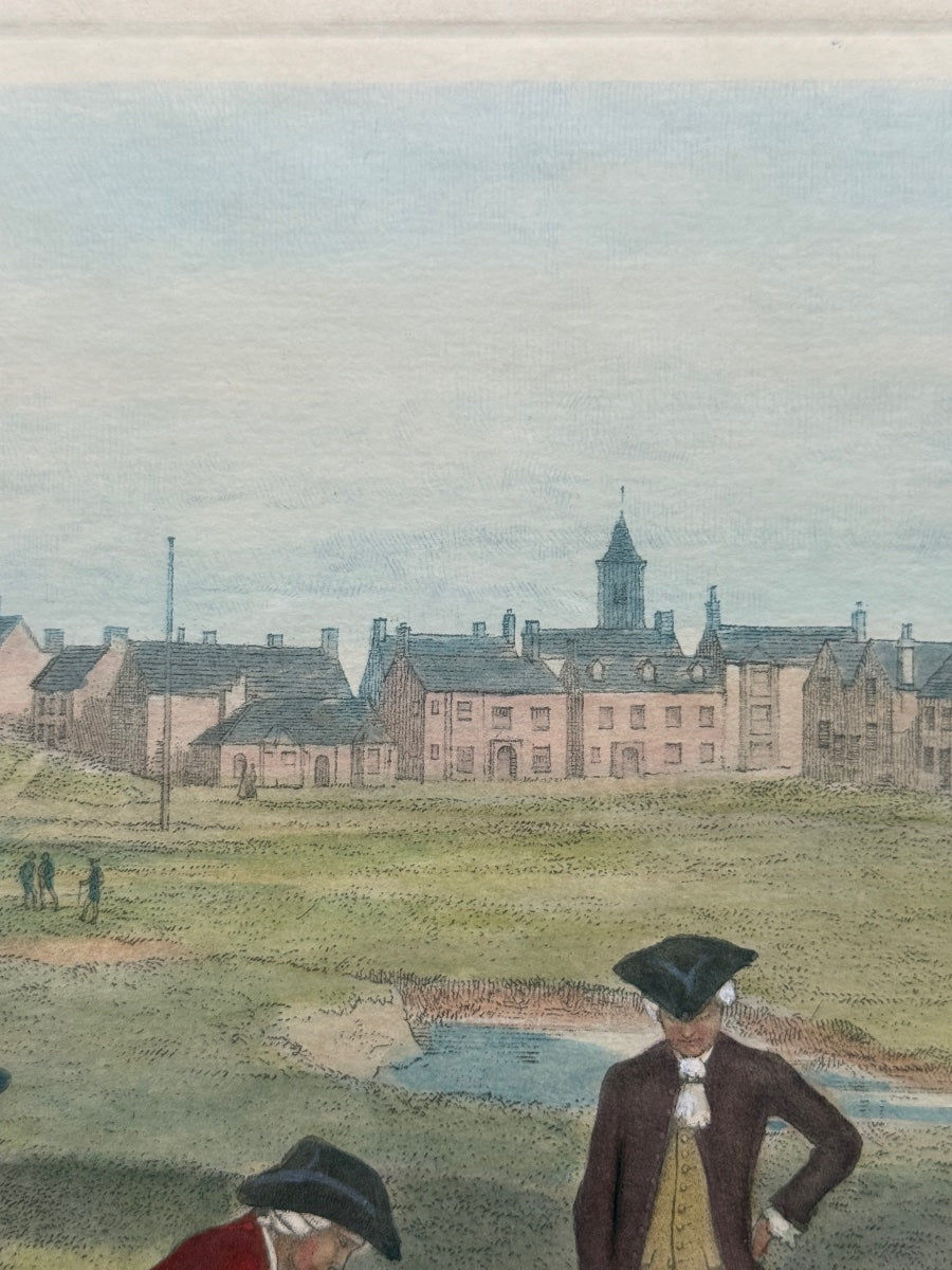 Lawrence Josset — Partie de golf à Saint Andrews en 1800, estampe encadrée — photo 7