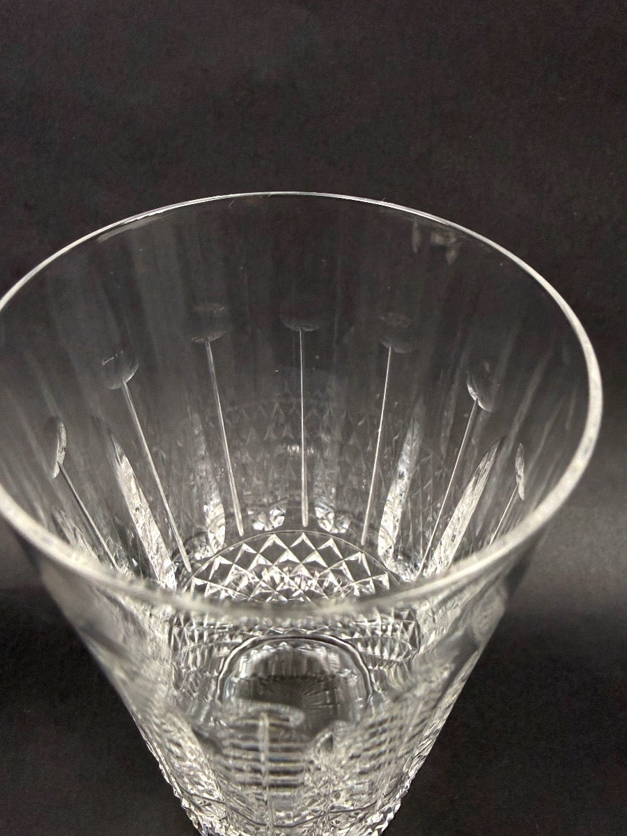 Saint-Louis modèle Tommy, suite de 6 chopes 13 cm