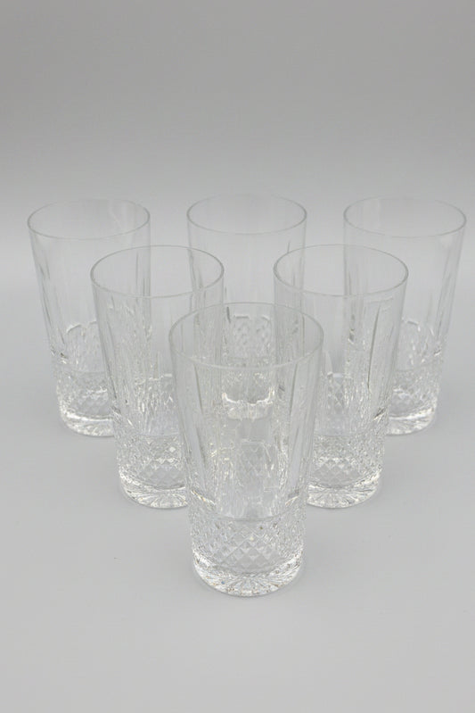 Saint-Louis modèle Tommy, suite de 6 chopes 13 cm