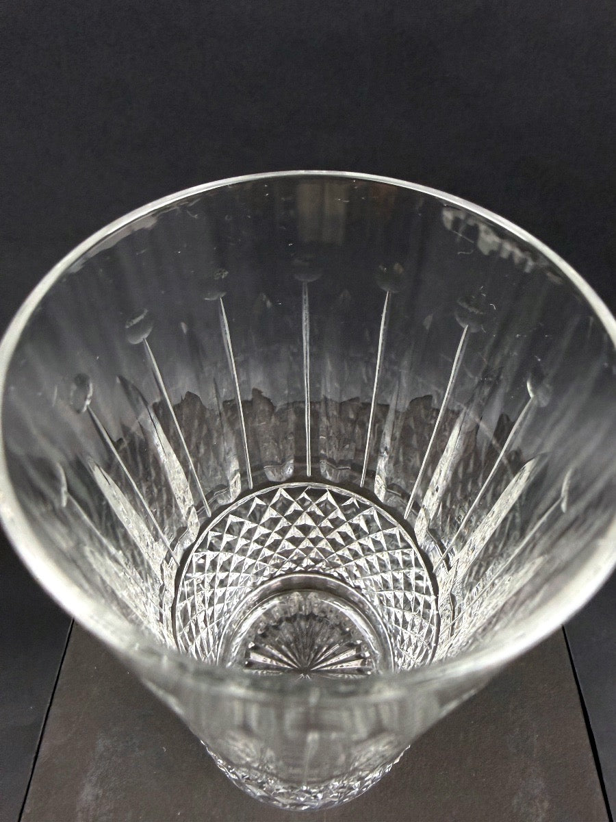 Saint-Louis modèle Tommy, suite de 2 chopes 14 cm