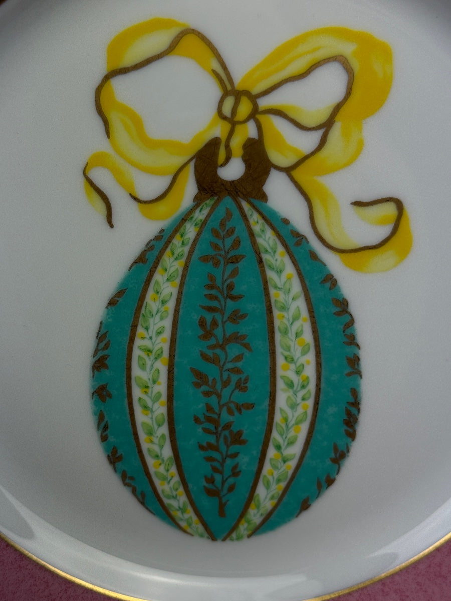 Puiforcat, suite de 6 tasses à café et 6 assiettes à dessert en porcelaine de Limoges