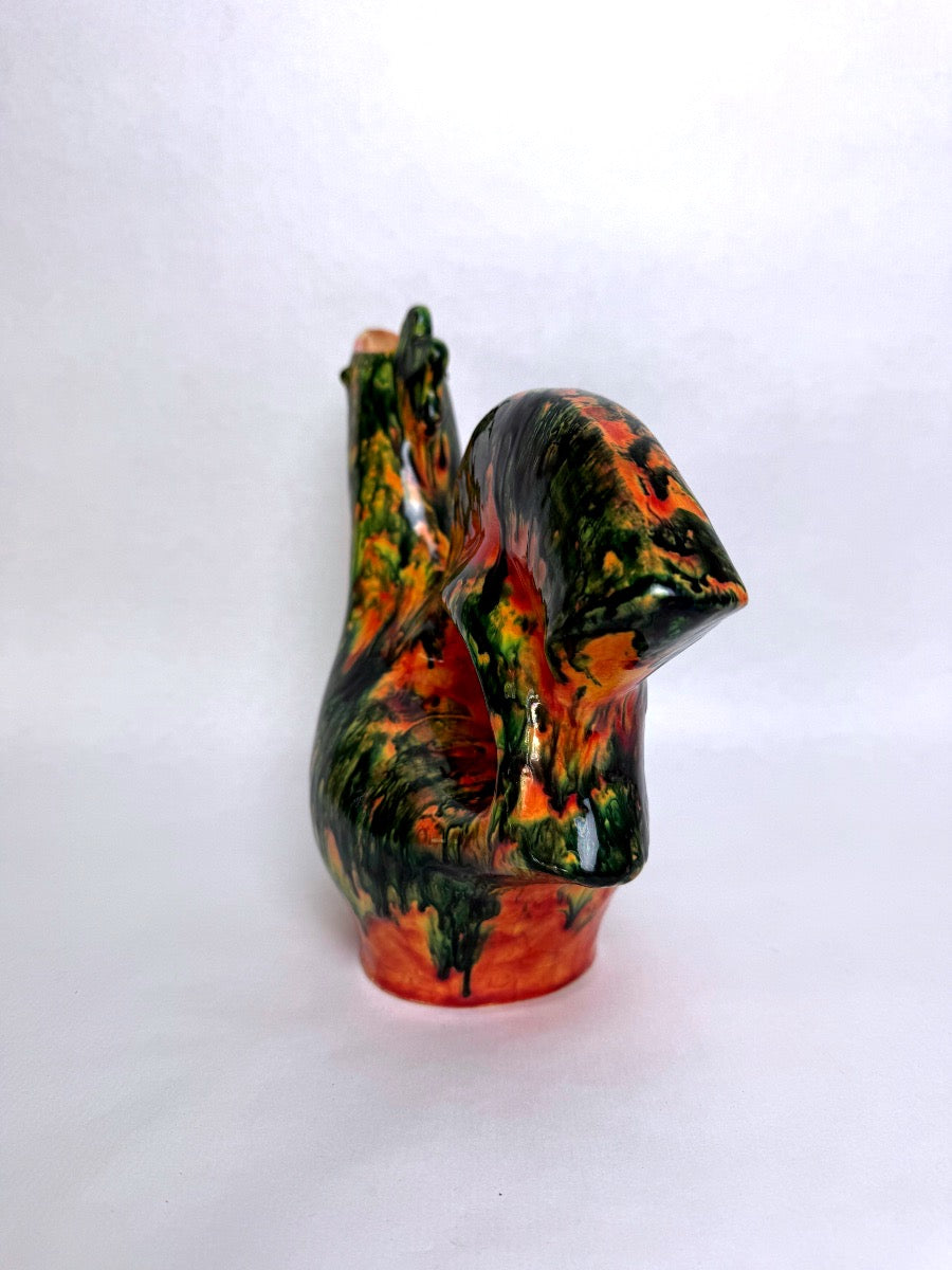 Agnès Bonnet, céramique Escalas, pichet zoomorphe, coq circa 1960