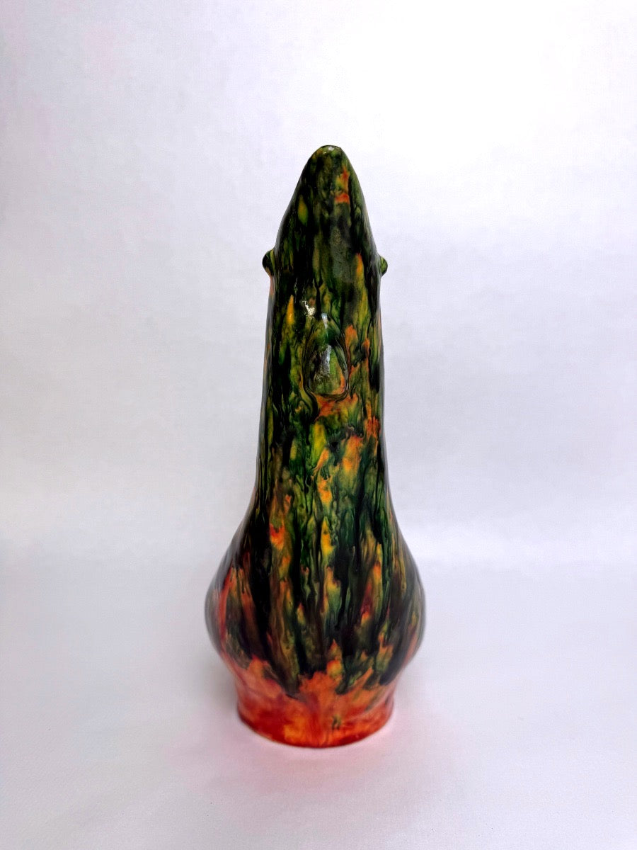 Agnès Bonnet, céramique Escalas, pichet zoomorphe, coq circa 1960