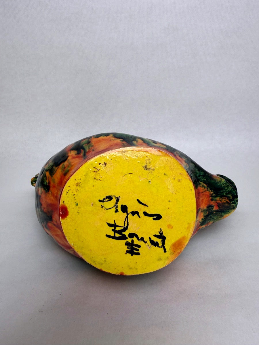 Agnès Bonnet, céramique Escalas, pichet zoomorphe, coq circa 1960