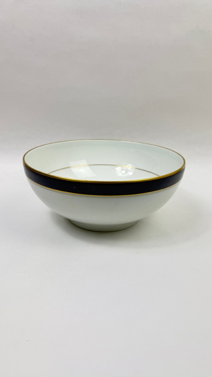 Service de table Chastagner Limoges bleu de four et or, vue 10