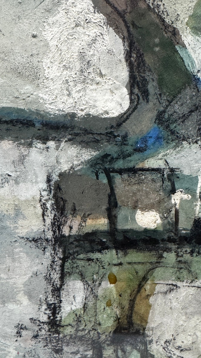 Edmond Niemczyk, composition sur papier 1970