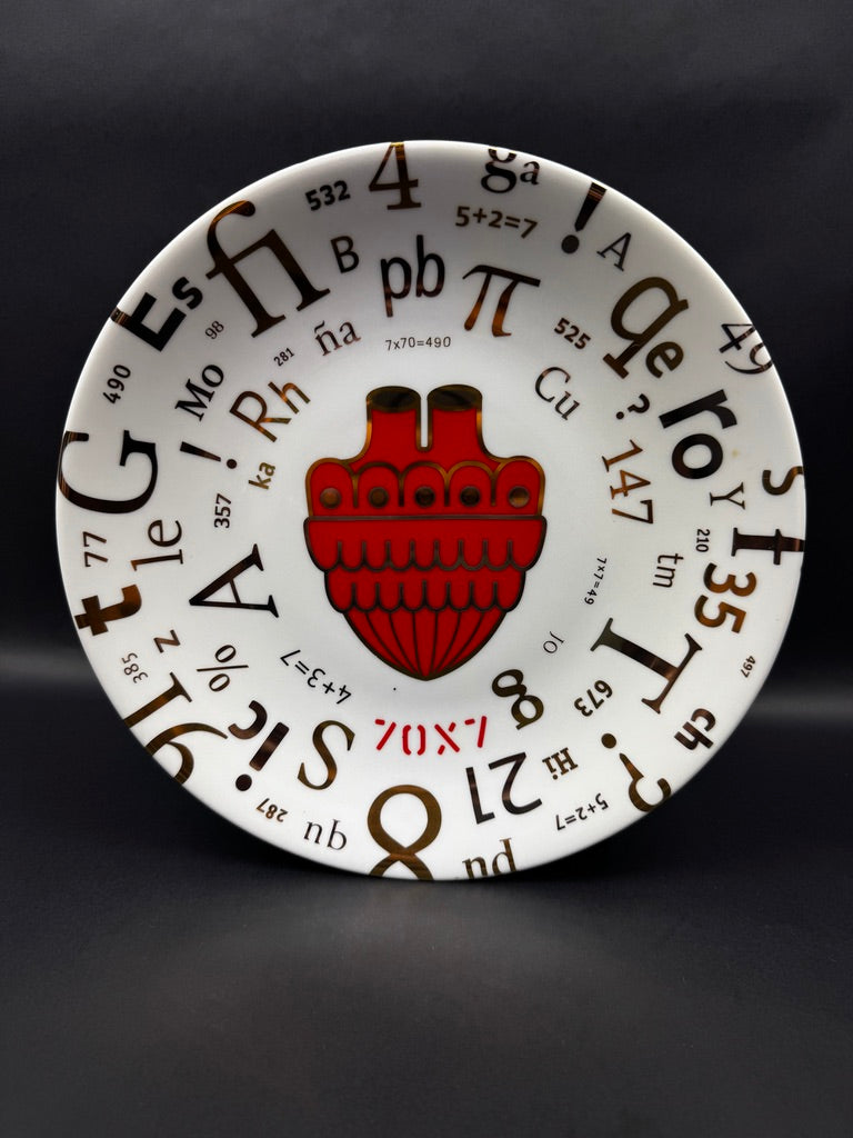 Assiette Royale Limoges Orta Escuela A21 édition Mexique