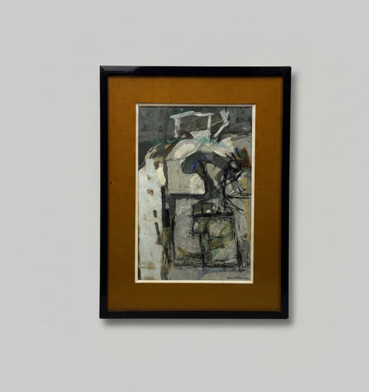 Edmond Niemczyk, composition sur papier 1970