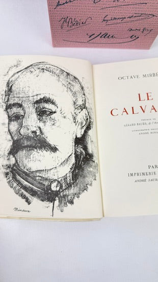 Octave Mirbeau – Le Calvaire, lithographie originale d'André Minaux, Imprimerie Nationale / André Sauret, ex. n° 1225