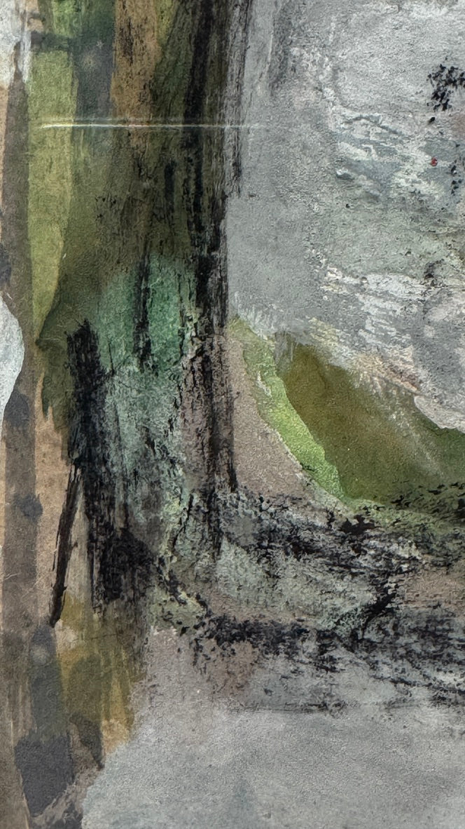 Edmond Niemczyk, composition sur papier 1970