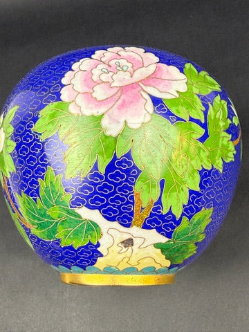 Pot à gingembre en émail cloisonné