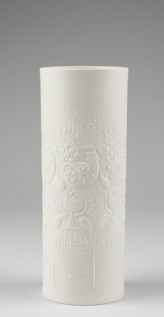 Bjorn Wiinblad, vase en biscuit de porcelaine pour Rosenthal