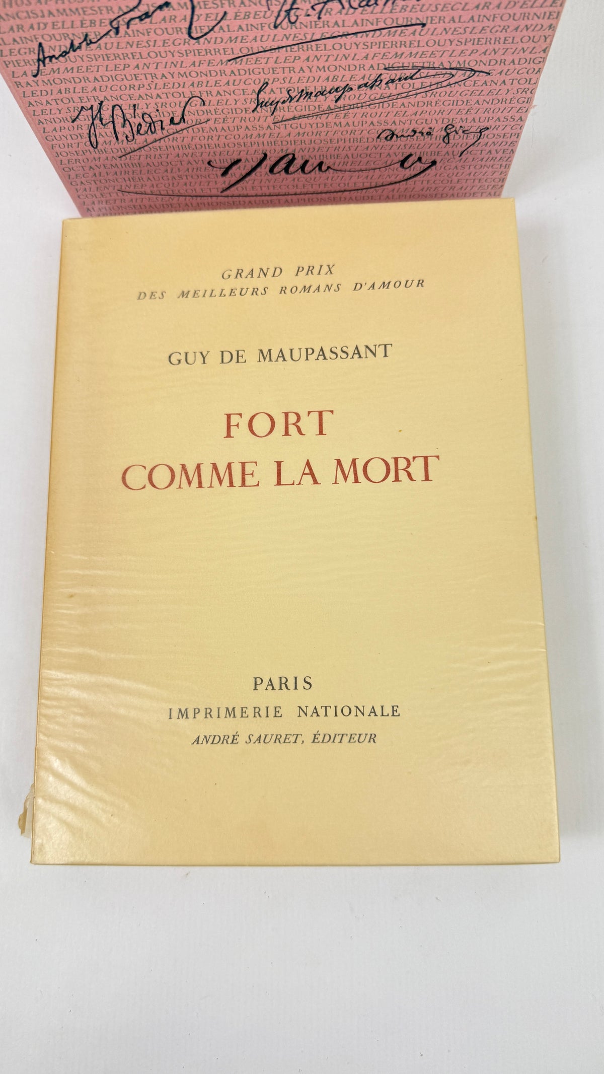 Guy de Maupassant – Fort comme la mort, lithographie de Terechkovitch, Imprimerie Nationale / André Sauret, ex. n° 1225