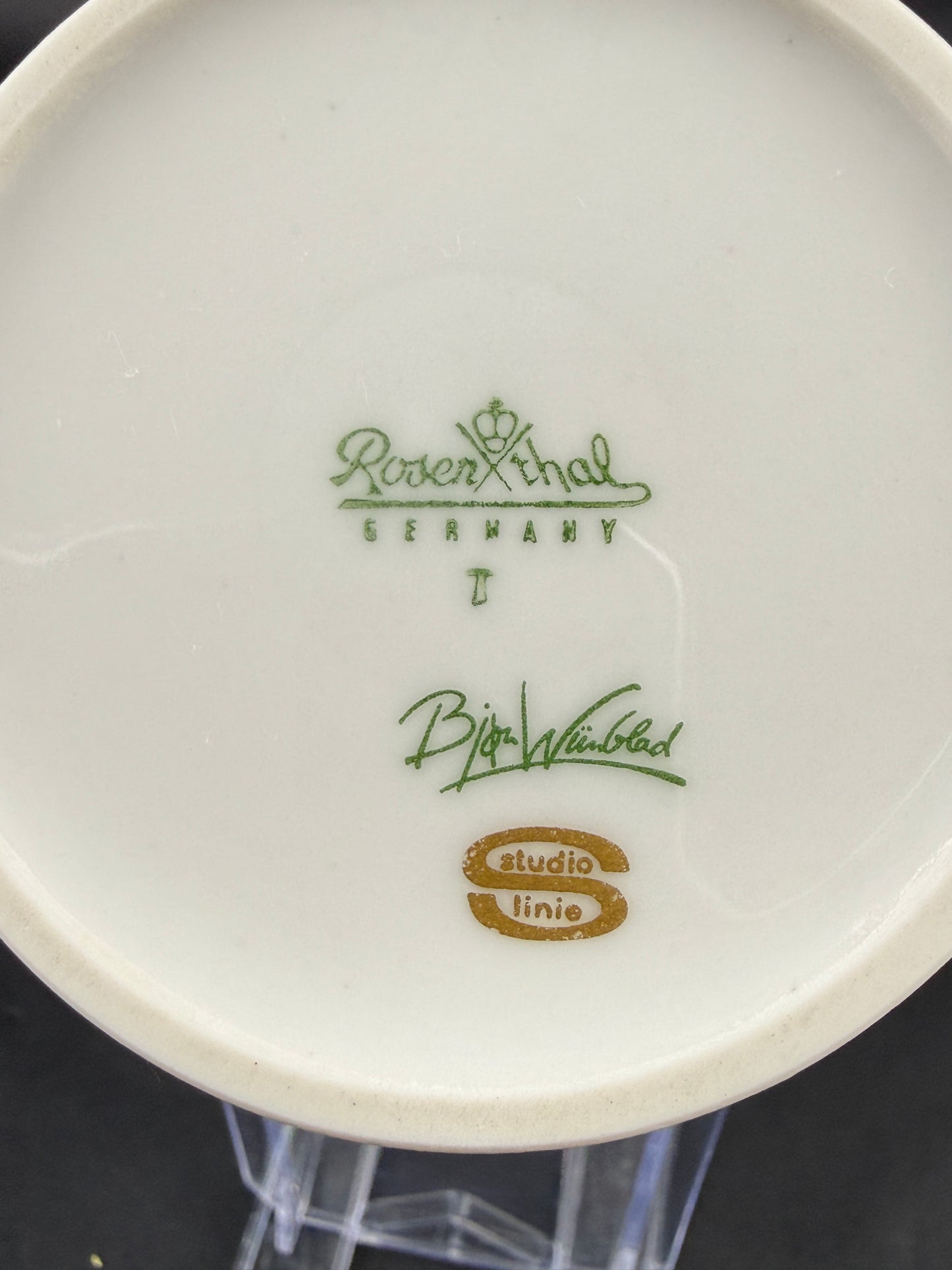 Bjorn Wiinblad, vase en biscuit de porcelaine pour Rosenthal