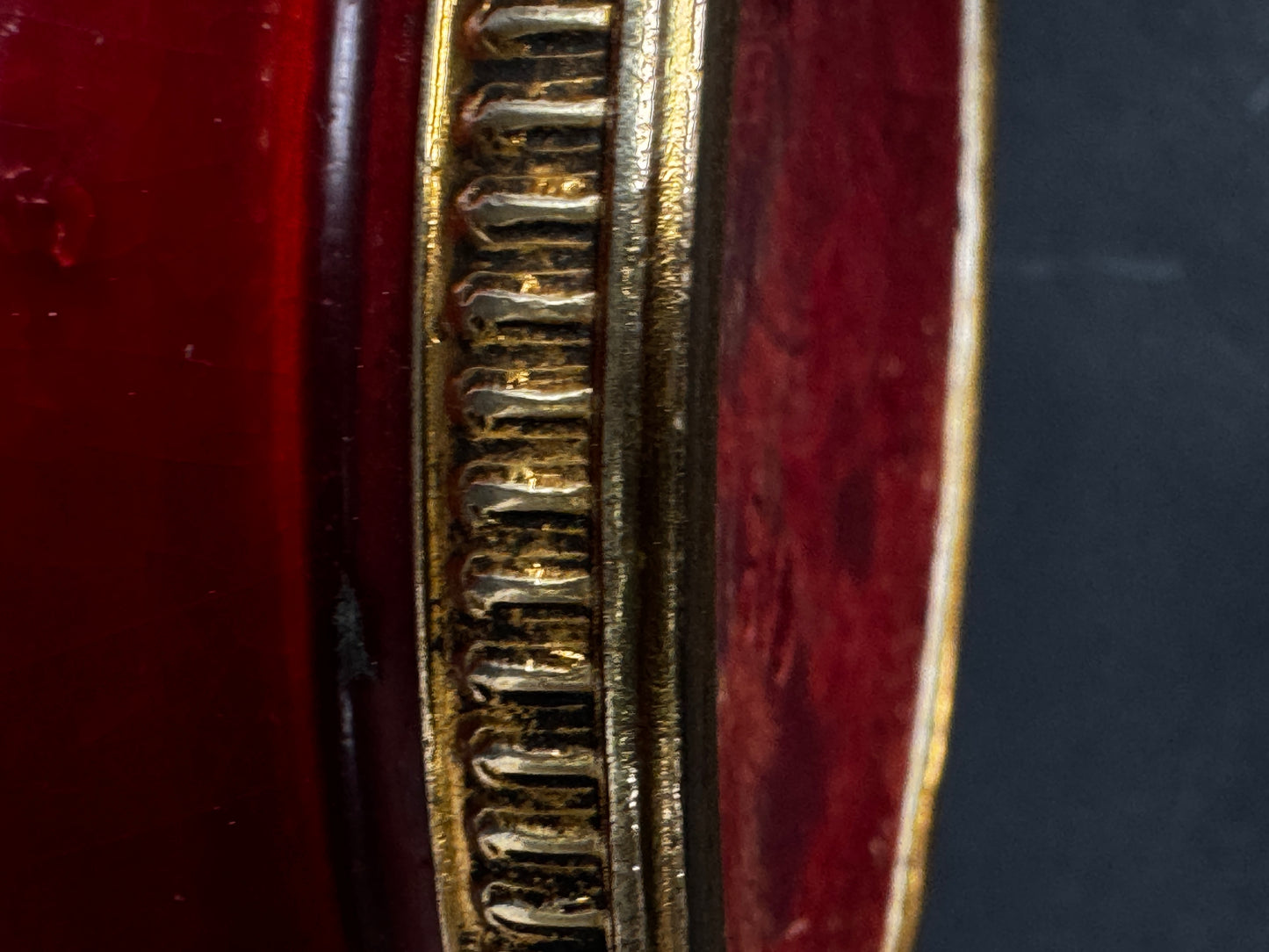 Vase CAB (Céramique d’Art de Bordeaux) – glaçure vert turquoise & rouge-bordeaux