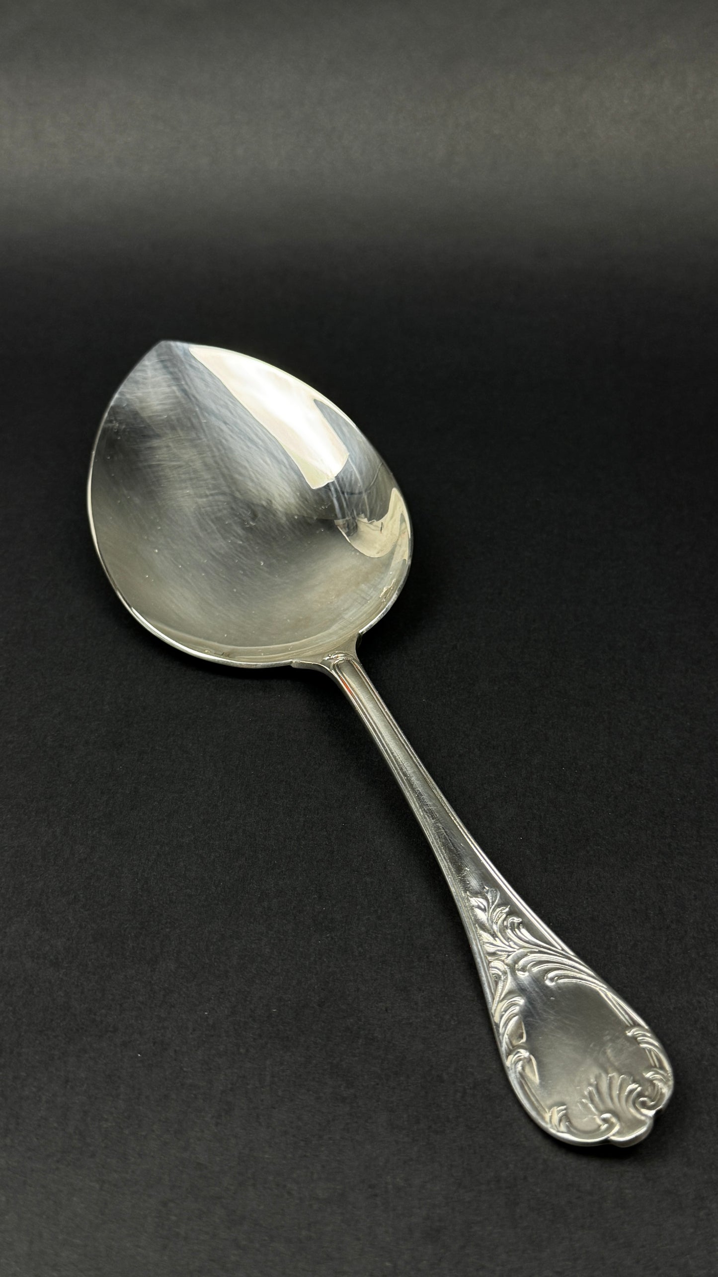 Cuillere a servir la glace Christofle Marly metal argente neuve  annees 80