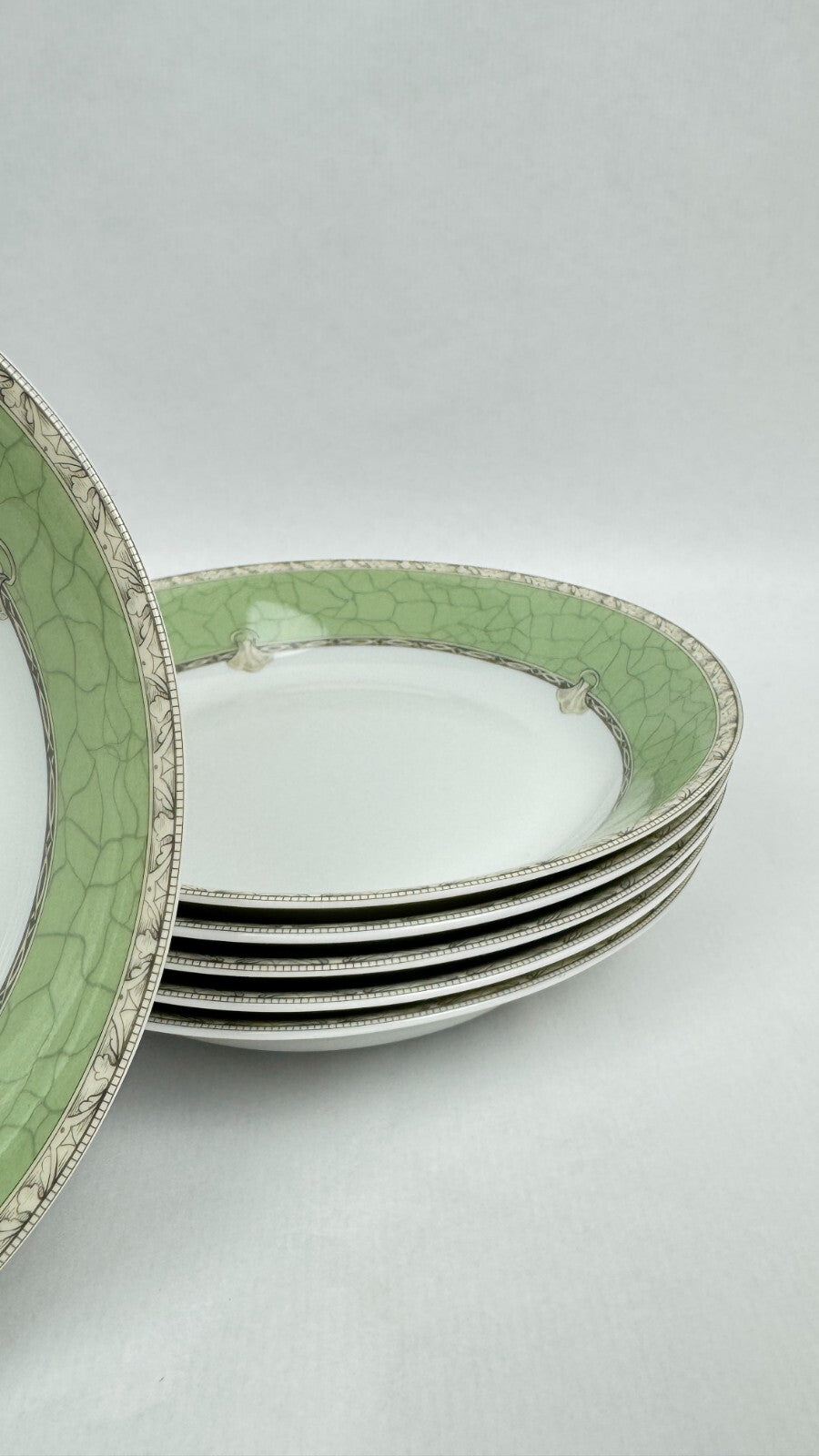 Pierre Frey pour Philippe Deshoulières, 6 assiettes creuses modèle Lorraine
