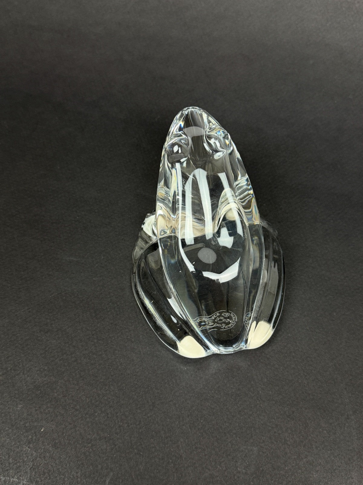 Baccarat, grenouille en cristal, presse-papiers