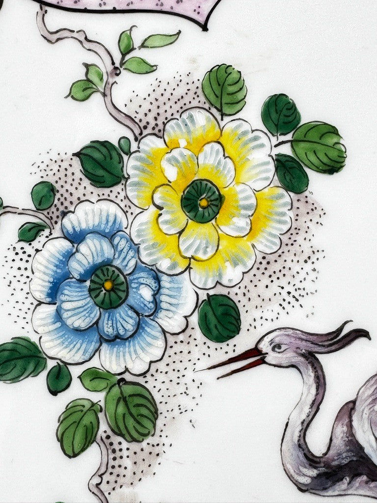 Plat en porcelaine de Limoges, Henri Creange