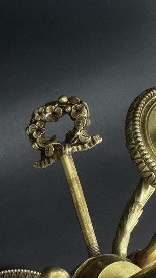 Lampe bouillotte en bronze XIXème