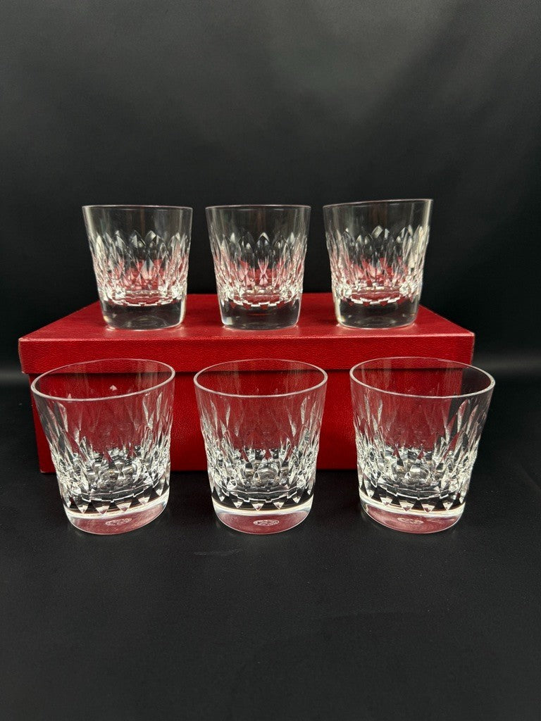 Baccarat, coffret de 6 verres à whisky modèle Armagnac