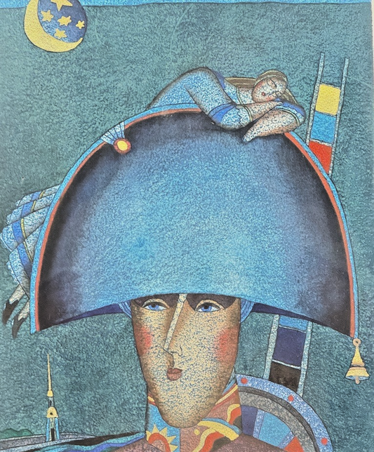 Lithographie Alexander Ivanov 1950-1996 Bonne nuit