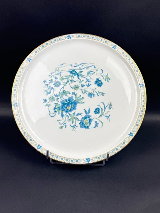 Plat à tarte Haviland modèle Nankin bleu et or
