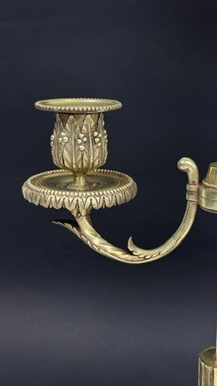 Lampe bouillotte en bronze XIXème