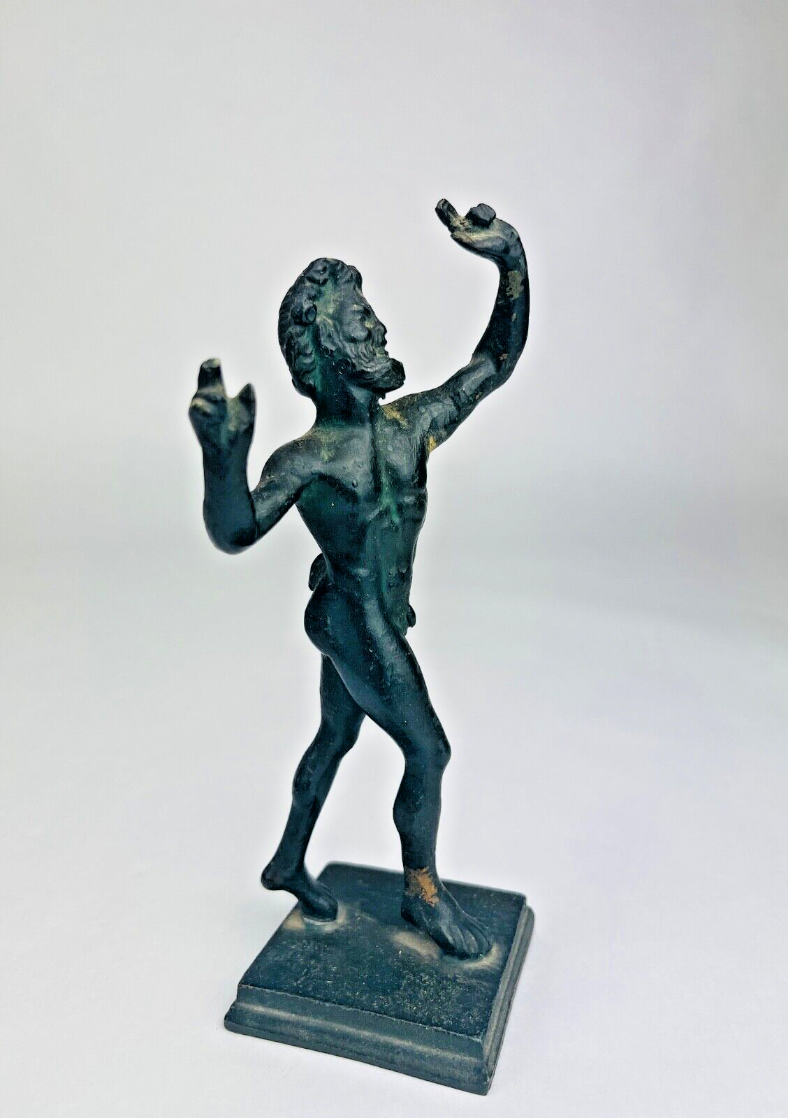 Sujet En Bronze, Réduction, Le Faune Dansant De Pompei
