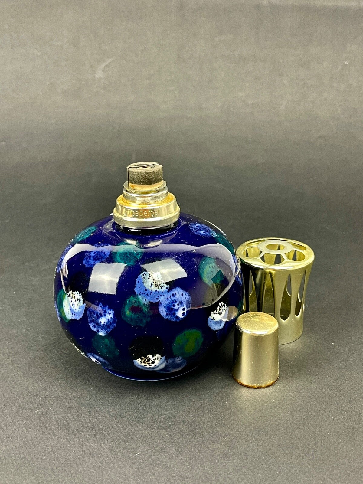 Ancienne Lampe Berger En Porcelaine émaillée