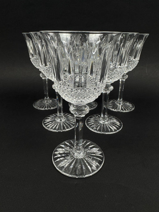 saint-Louis, modèle Tommy, suite de 6 verres à vin blanc, taille 4