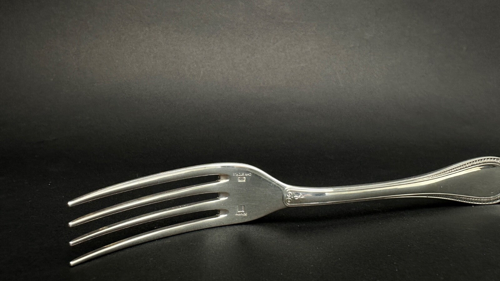 Christofle, Modèle Malmaison, Suite De 12 Fourchettes à Entremets