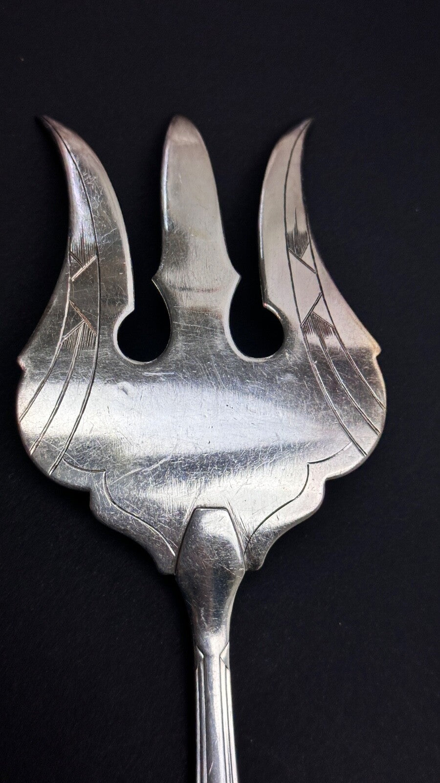 Apollo, Service à Poisson En Métal Argenté