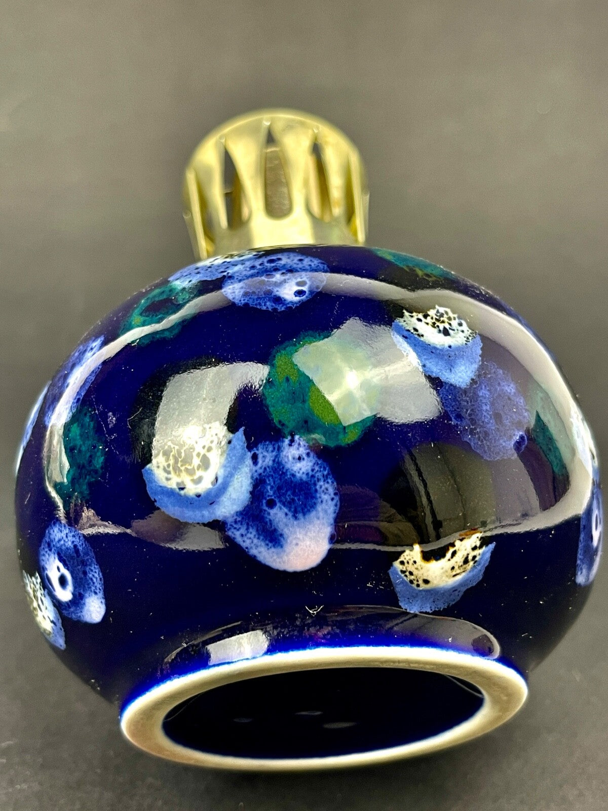 Ancienne Lampe Berger En Porcelaine émaillée